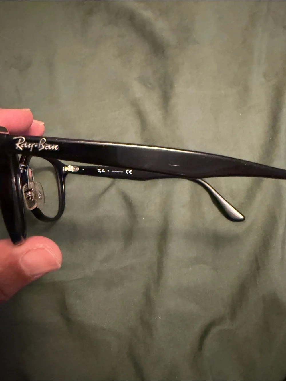 VINTAGE AVIATOR Ray-Ban Black Round Double-Bridge Eyeglasses